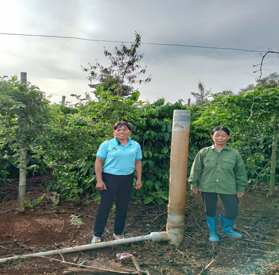 Hiệu quả từ nguồn vốn tín dụng ưu đãi Nước sạch và vệ sinh môi trường nông thôn tại xã Ea Phê.